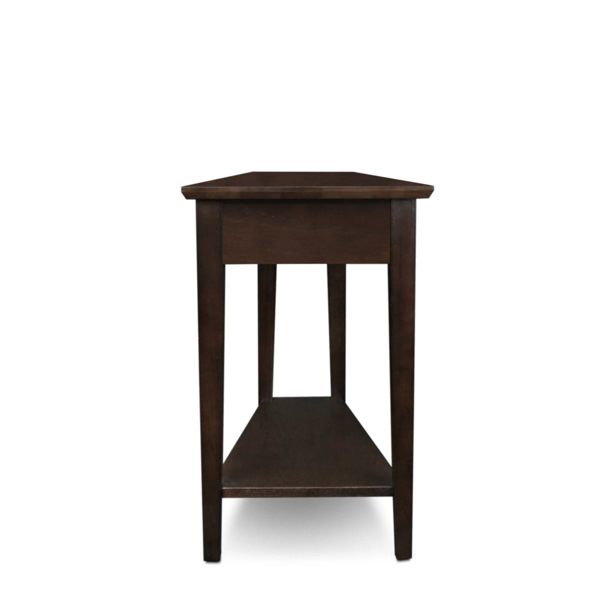 Compact Recliner Wedge Table in Chocolate Oak V45289