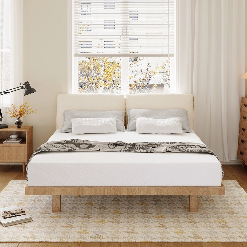 White Twin 6 inch Memory Foam Mattress L859