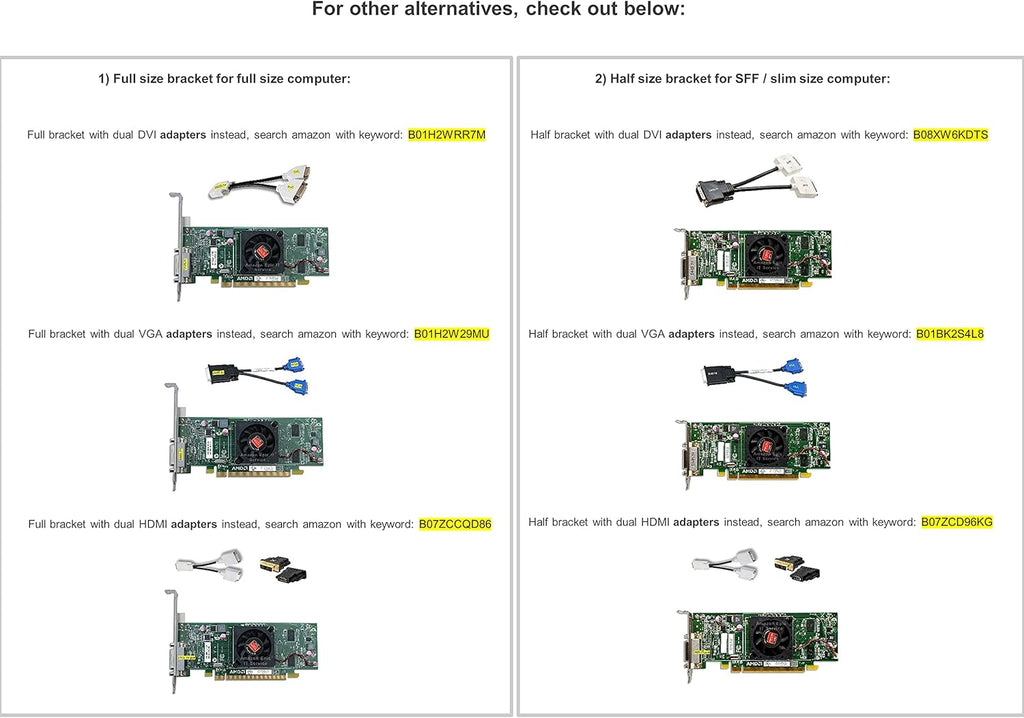 AMD Radeon HD 7350 512MB Graphics Card Dual DVI A475