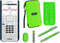 Green Graphing Calculator with Zipper Case and Accessory Kit O1317