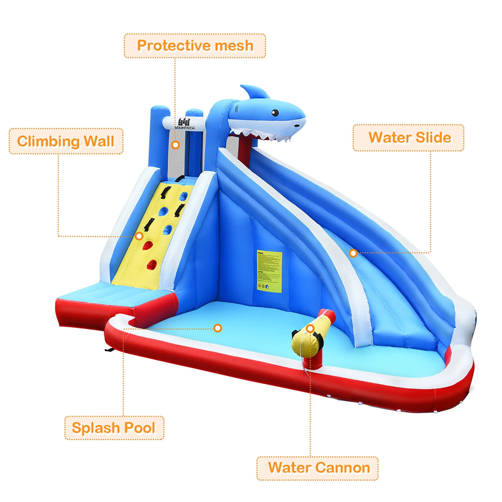 Inflatable Water Slide Bounce House Castle Splash Water Pool J415423