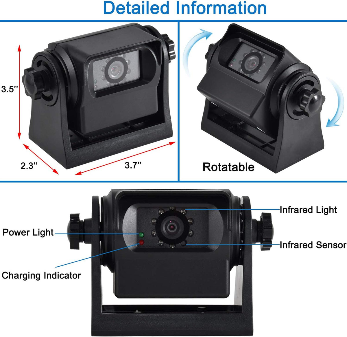 WiFi Magnetic Wireless Backup Camera F1168