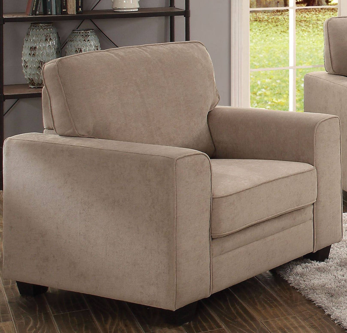 Khaki Fabric Chair C979