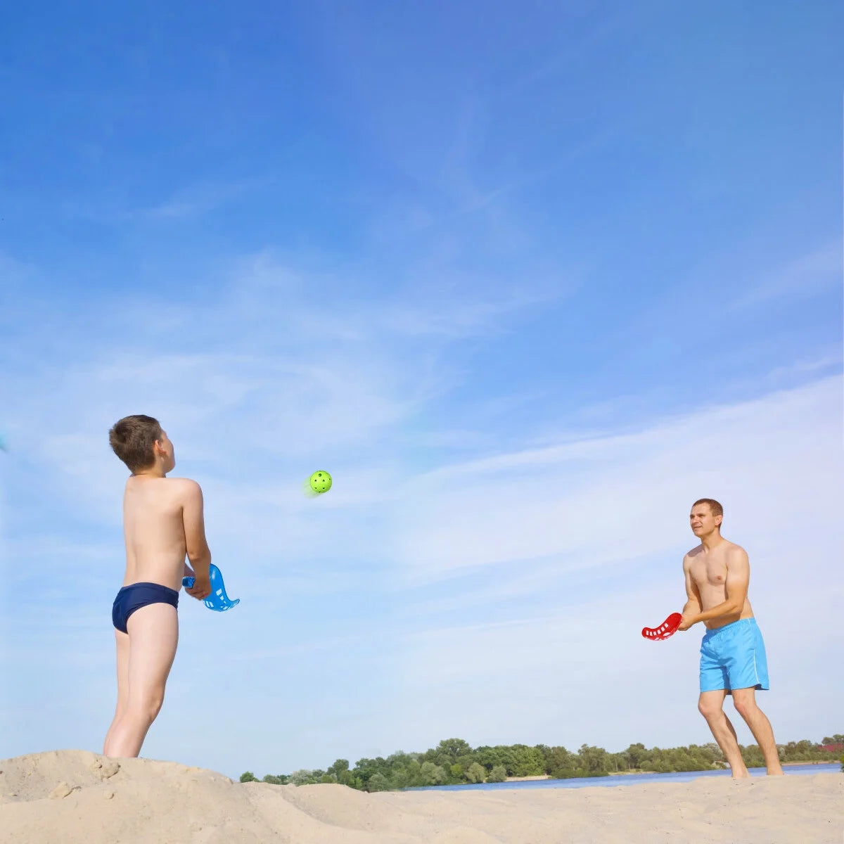 Scoop Ball Game Toss & Catch Set Outdoor Sports Beach Game P9779