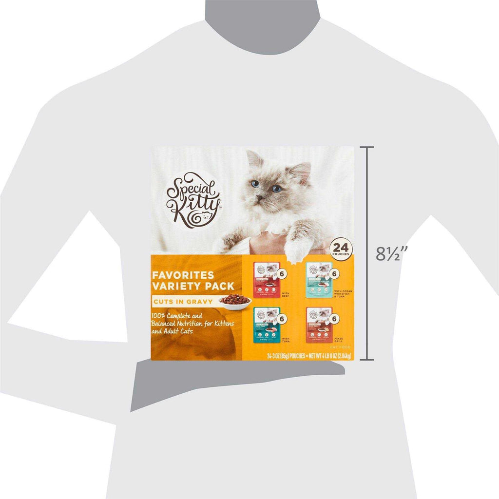 Cuts in Gravy Cat Food 3oz. Pouches P25358