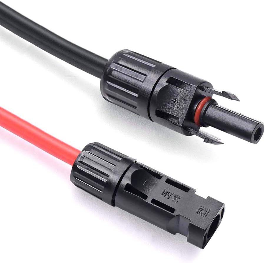 20 Feet 10AWG Solar Extension Cable with Female and Male Connector O796174