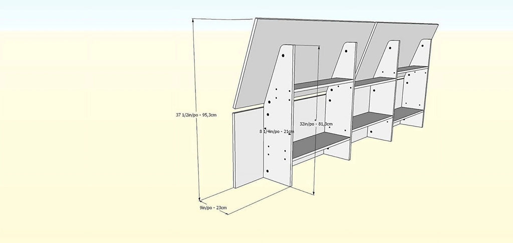 Queen Size Wide Headboard D829152