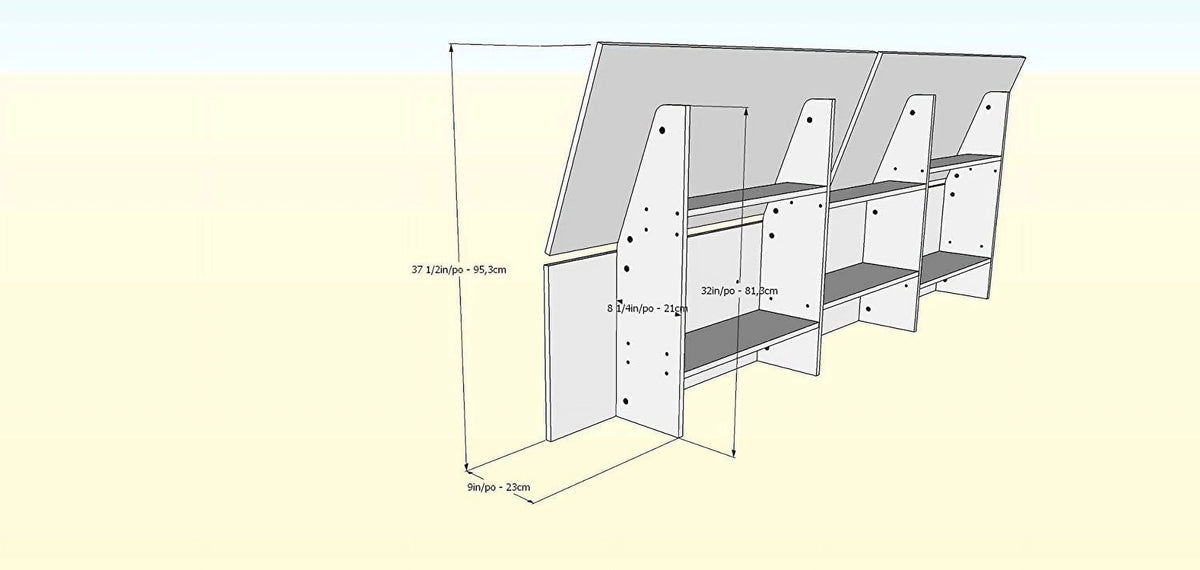 Queen Size Wide Headboard D829152