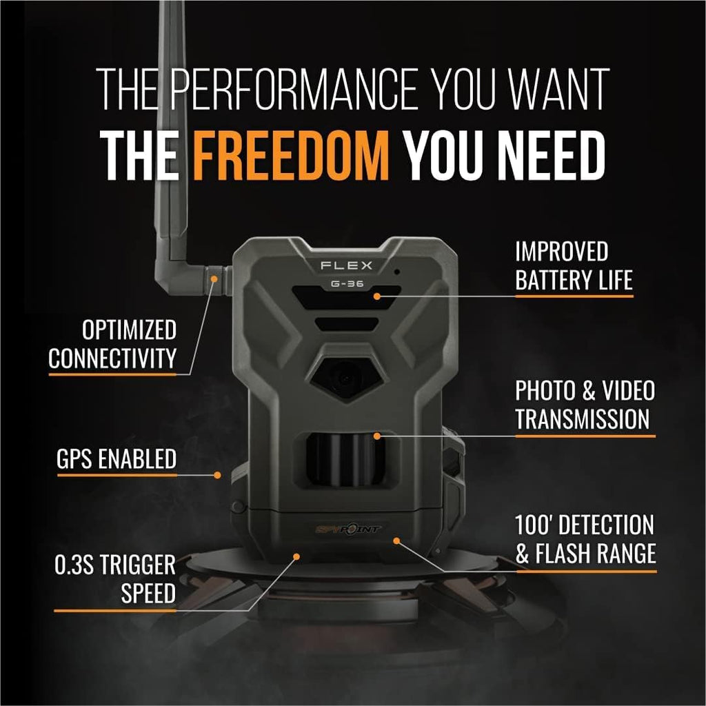 Twin Pack Cellular Trail Camera with 36MP Photos and 1080p Videos E736767