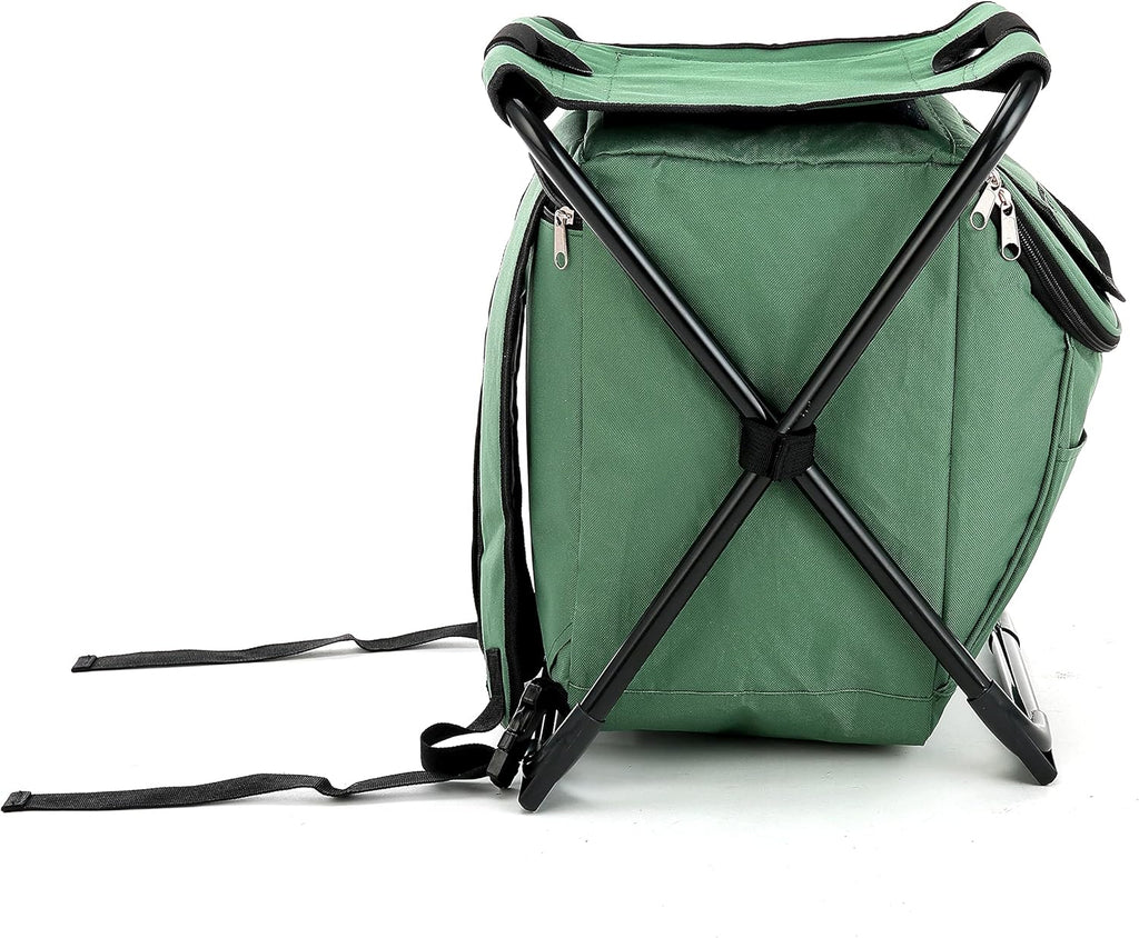3-in-1 Compact Camp Chair with Insulated Cooler W424
