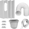 Portable Air Conditioner Window Kit with 5.9” Exhaust Hose, Pack of 2 A105