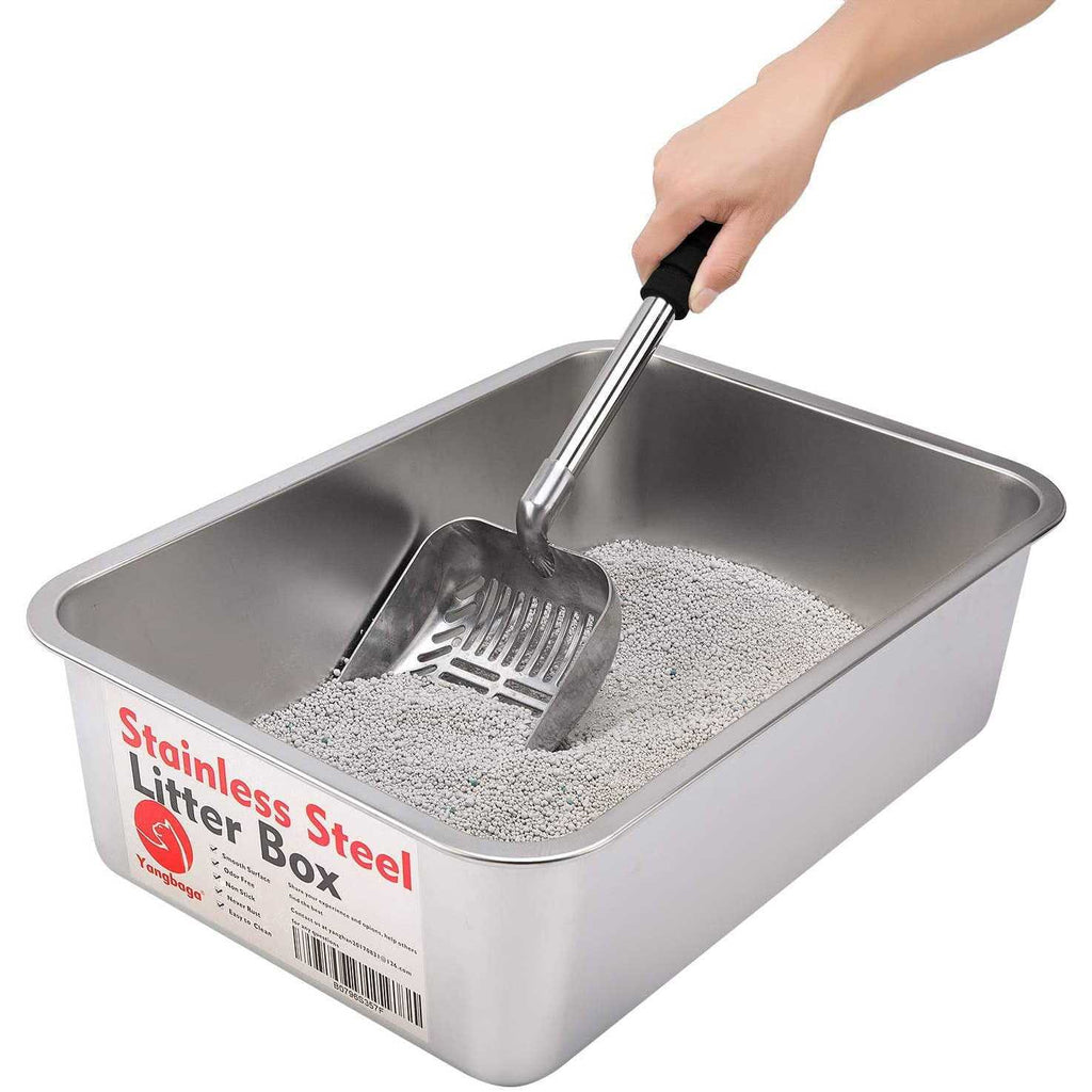 Metal Cat Litter Scoop with Long Handle F996275