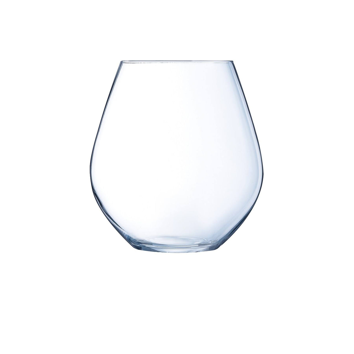 Clear Stemless Red Wine Glass Set of 6 I451959