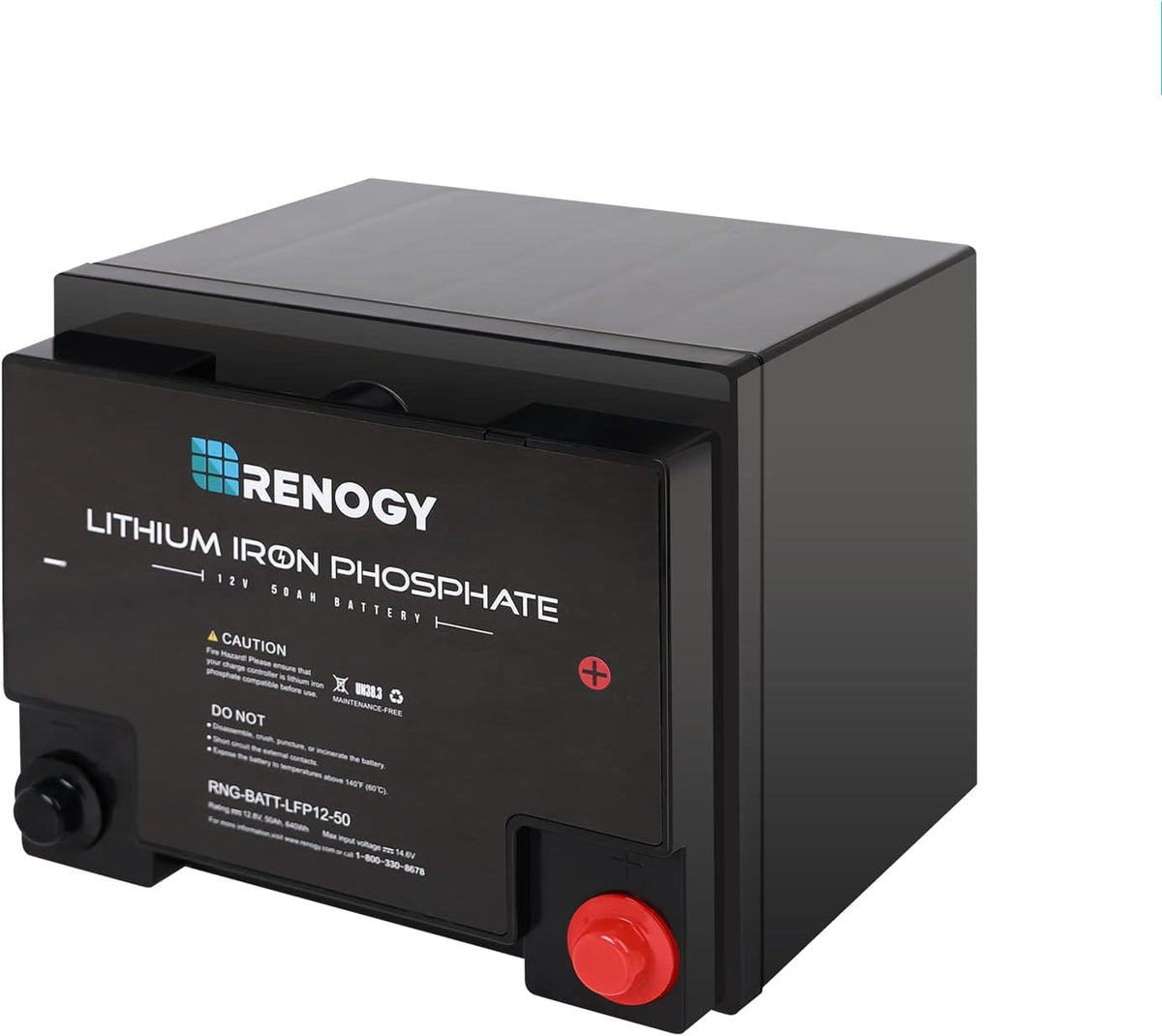 12 Volt 50Ah Lithium-Iron Phosphate Battery V4196