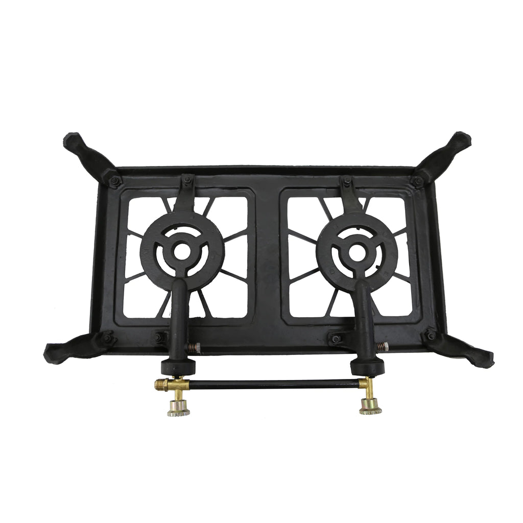 Double Burner Cast Iron Stove P5366