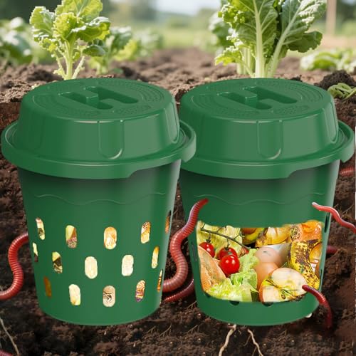 8L Worm Composter Bin with Aeration B190035