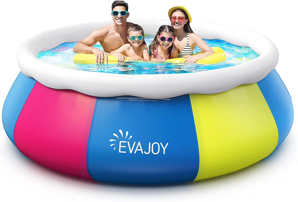 10ft × 30in Inflatable Swimming Pool with Pool Cover C96510