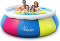 10ft × 30in Inflatable Swimming Pool with Pool Cover C96510