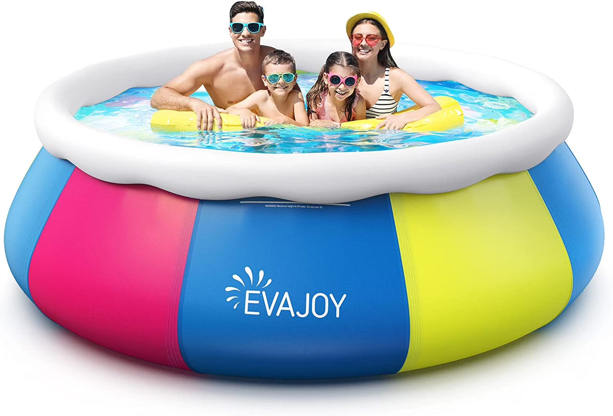 10ft × 30in Inflatable Swimming Pool with Pool Cover C96510