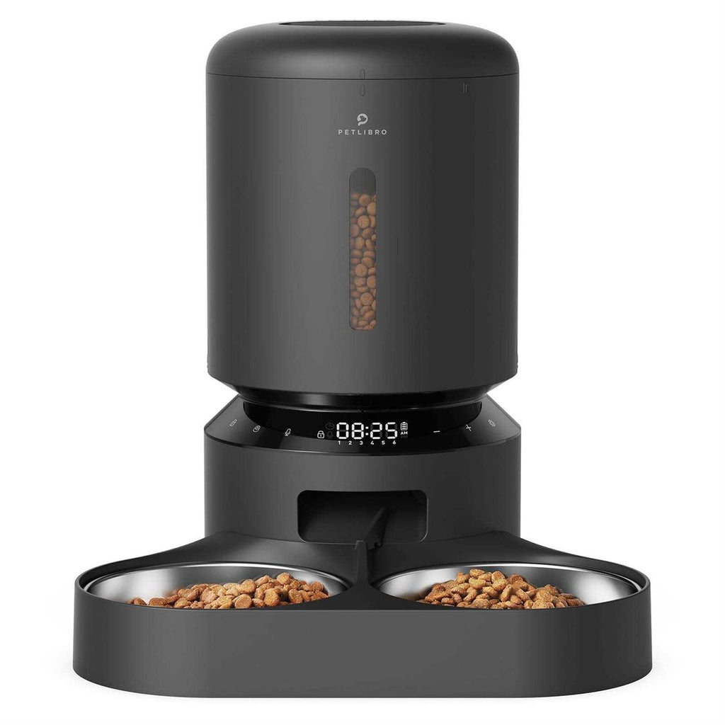 Automatic Cat Food Dispenser 5L with 2 Stainless Bowls B16585