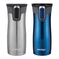16 Oz Vacuum-insulated Stainless Steel Travel Mug, 2-Pack V75857