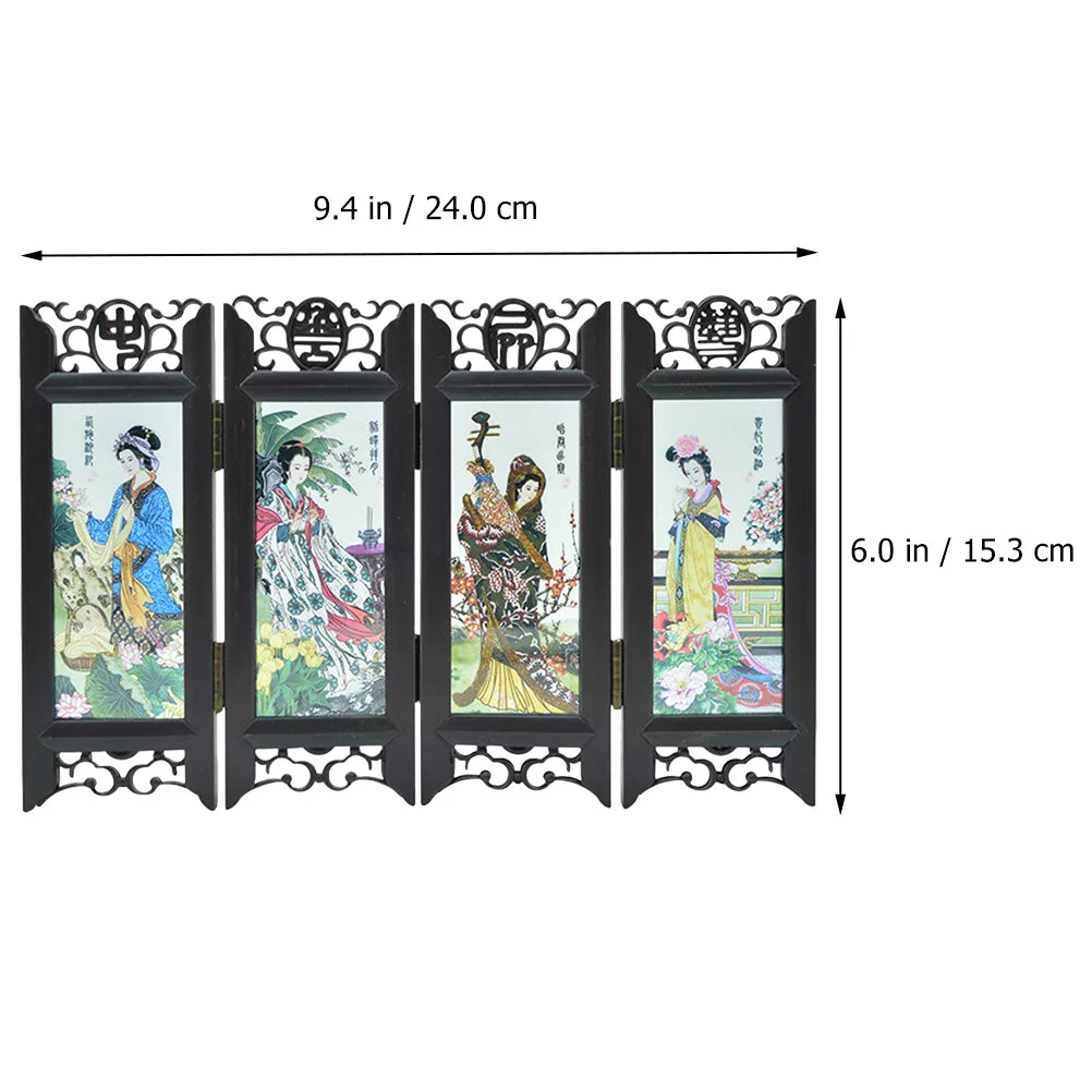 Folding Small Screen Room Divider W15231