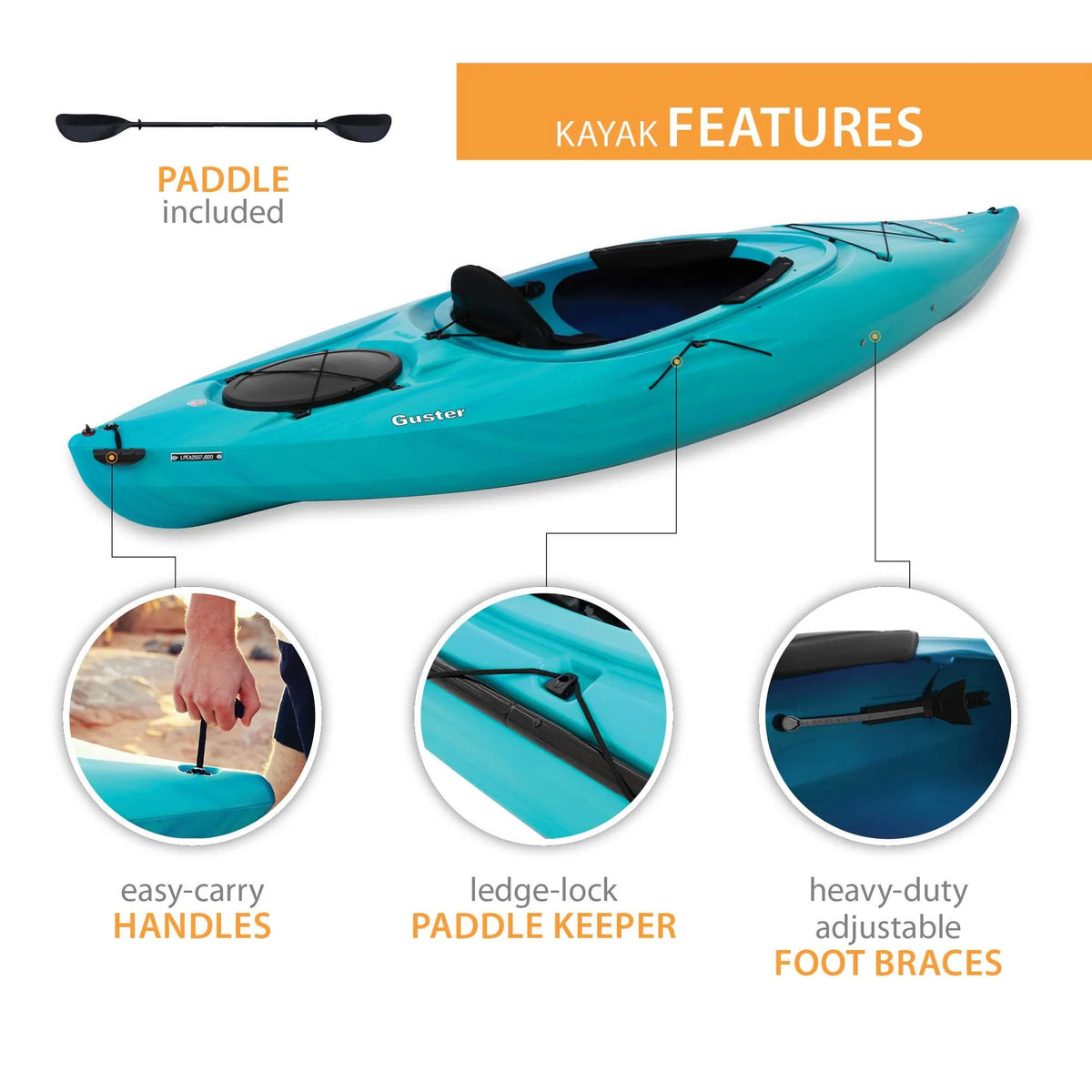 10 ft. Sit-Inside Kayak F145944
