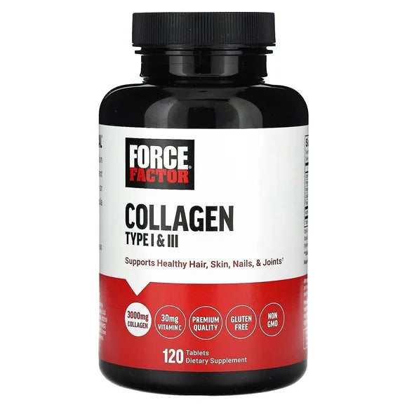 Collagen Type I & III 3,000 mg 120 Tablets K111