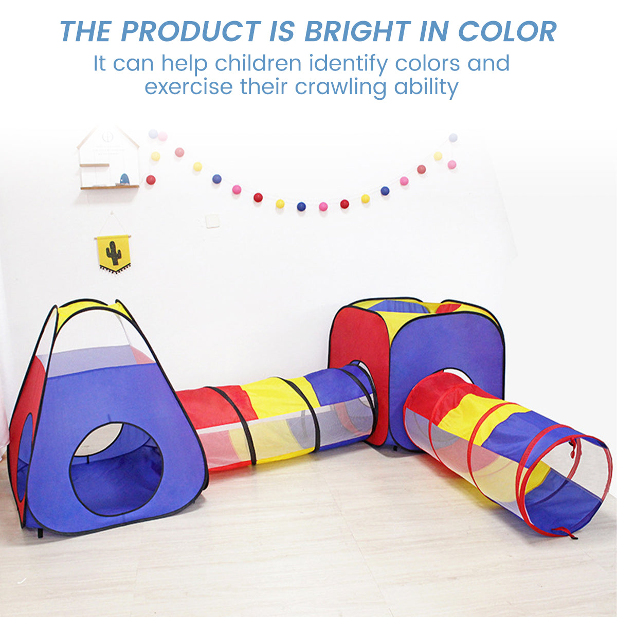 4 in 1 Pop Up Kids Play Tent with Storage Bag K121041