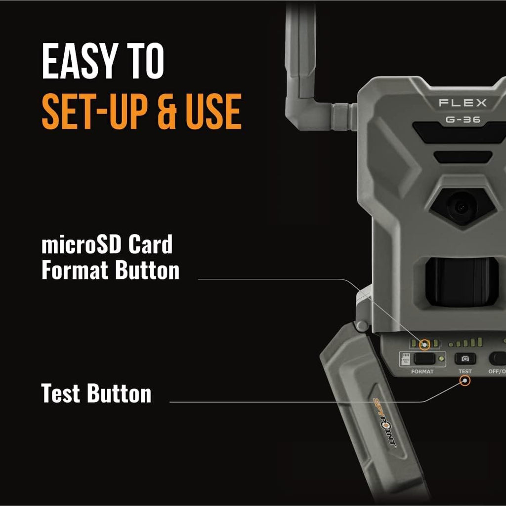 Twin Pack Cellular Trail Camera with 36MP Photos and 1080p Videos E736767