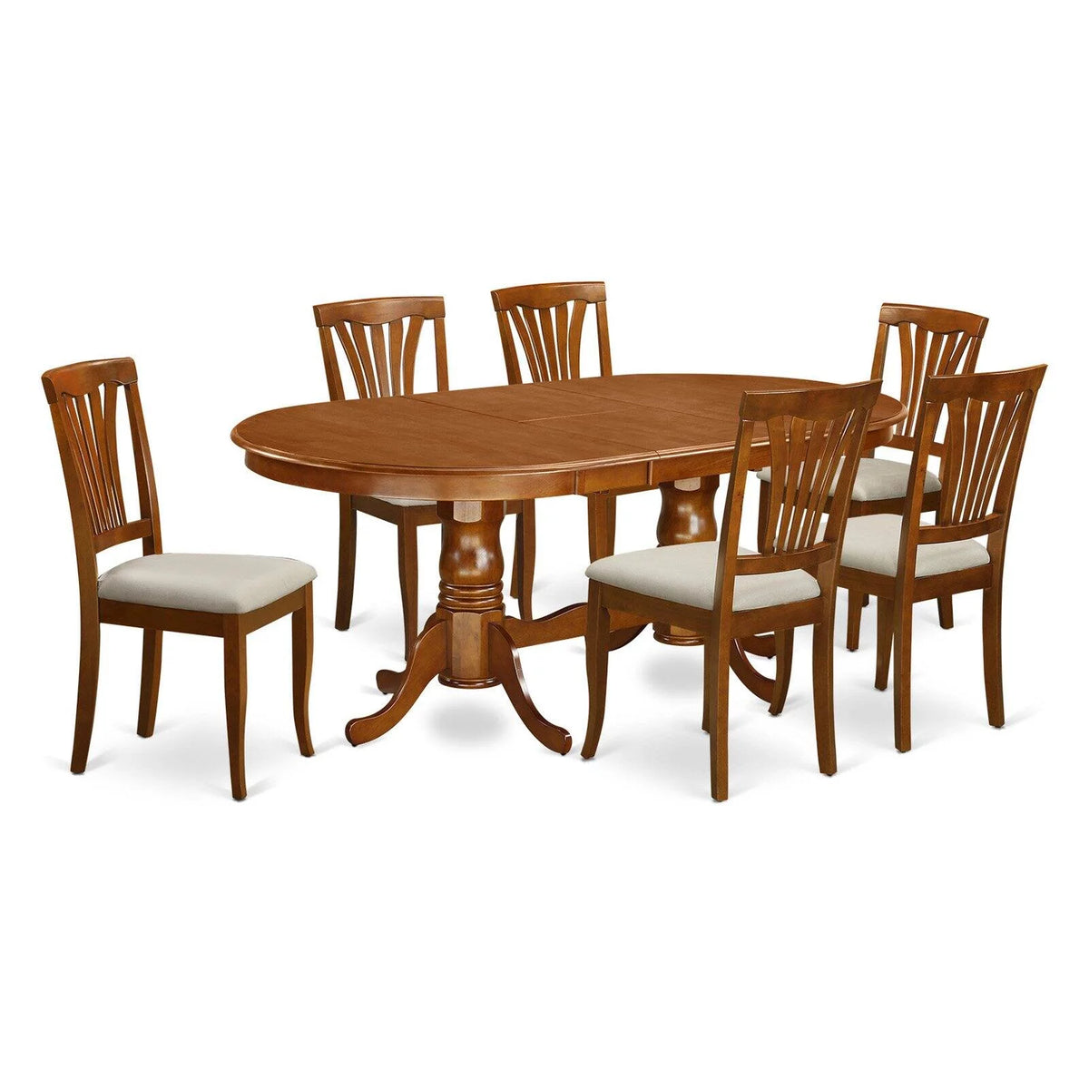 7 Pc Dining Table and 6 Dining Chairs F130