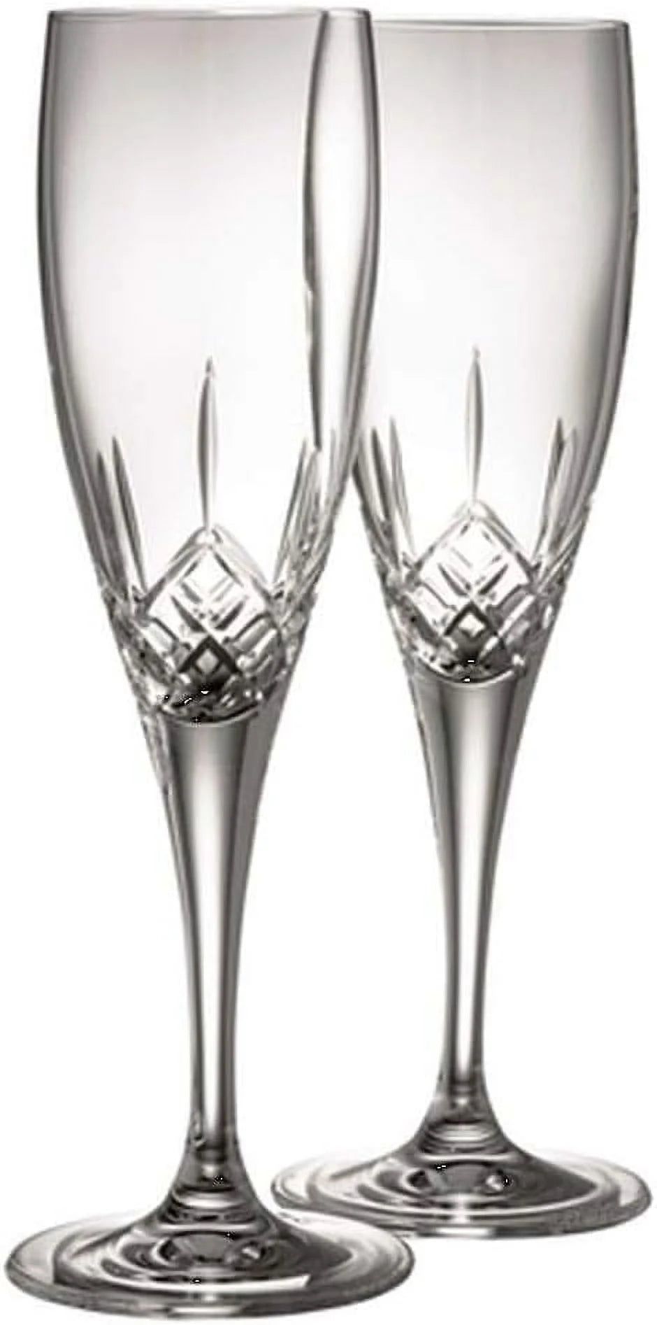 Clear Glass Flute Pair O5757