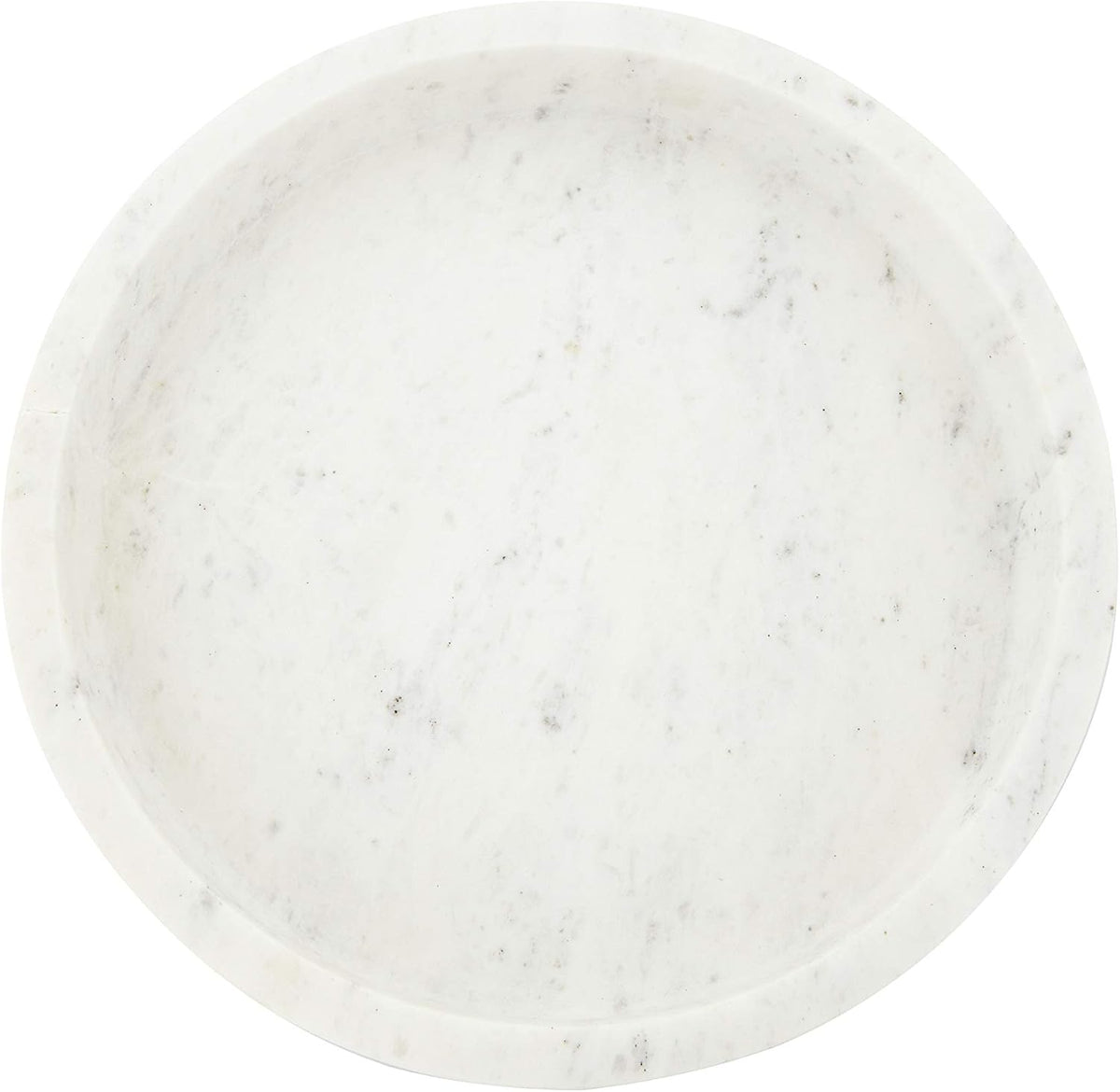 8 Round Carved Marble Tray J265793
