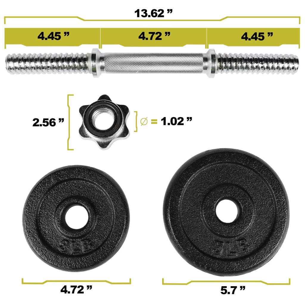 40lb Adjustable Dumbbell Set L132089