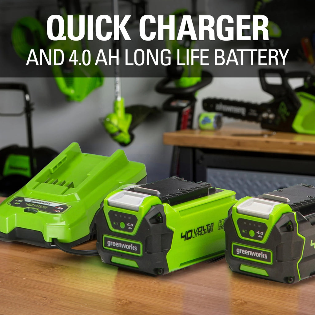 40V 19 Brushless Walk-Behind Lawn Mower with Battery & Charger I120978