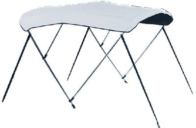 54 High 3 Bow Assembled Bimini Top B7768