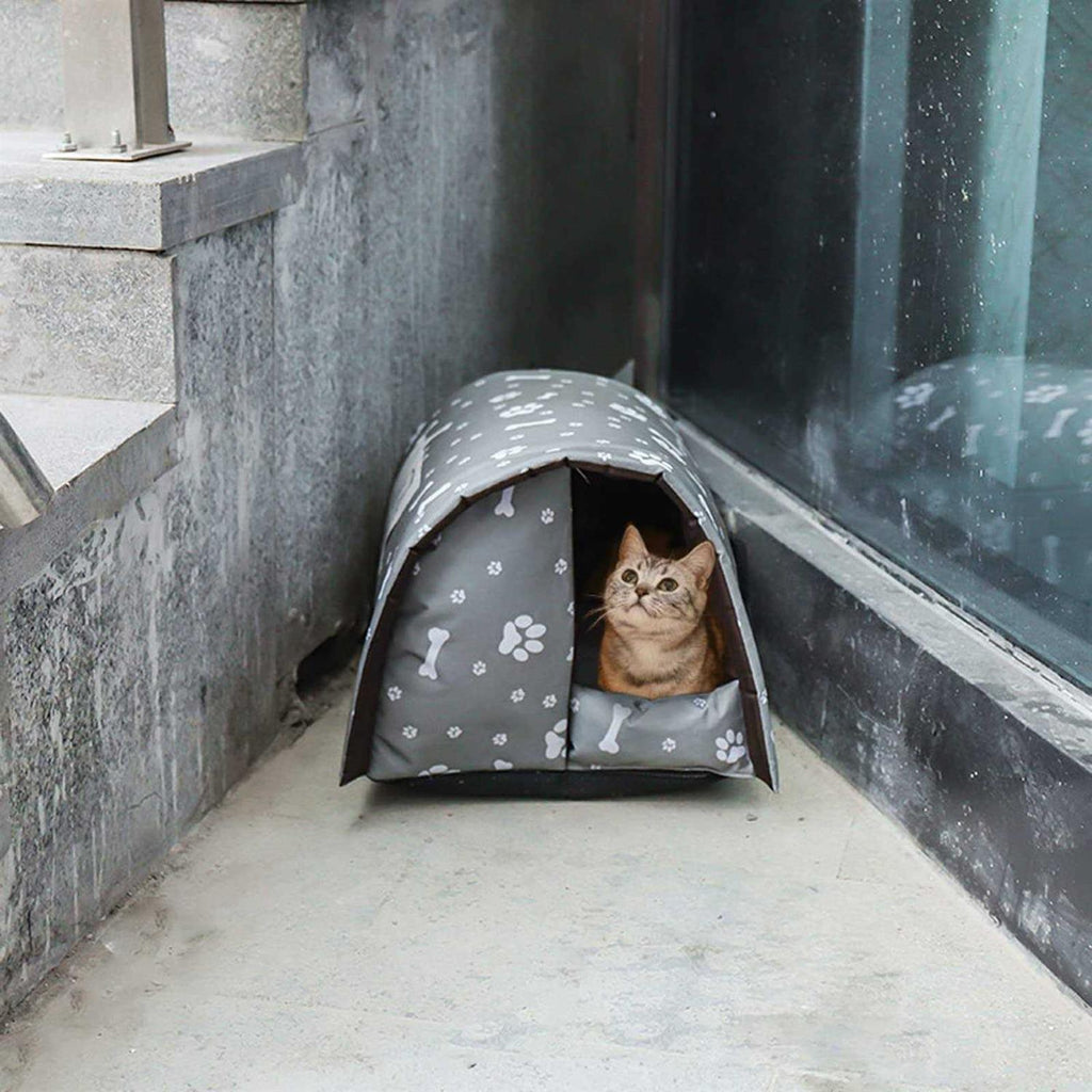 Outdoor Foldable Cotton Filled Cat House H447