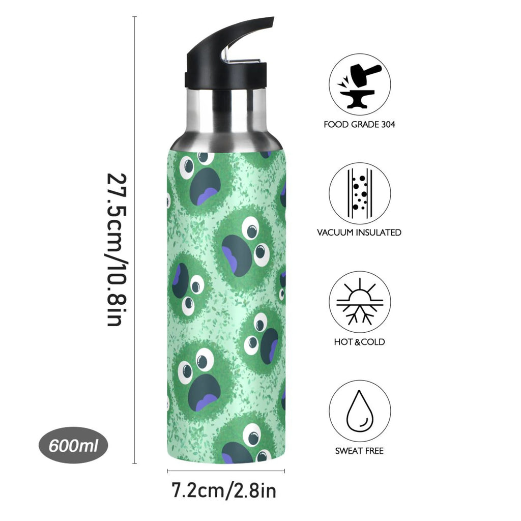Stainless Steel Insulated Water Bottle with Straw Lid H55979