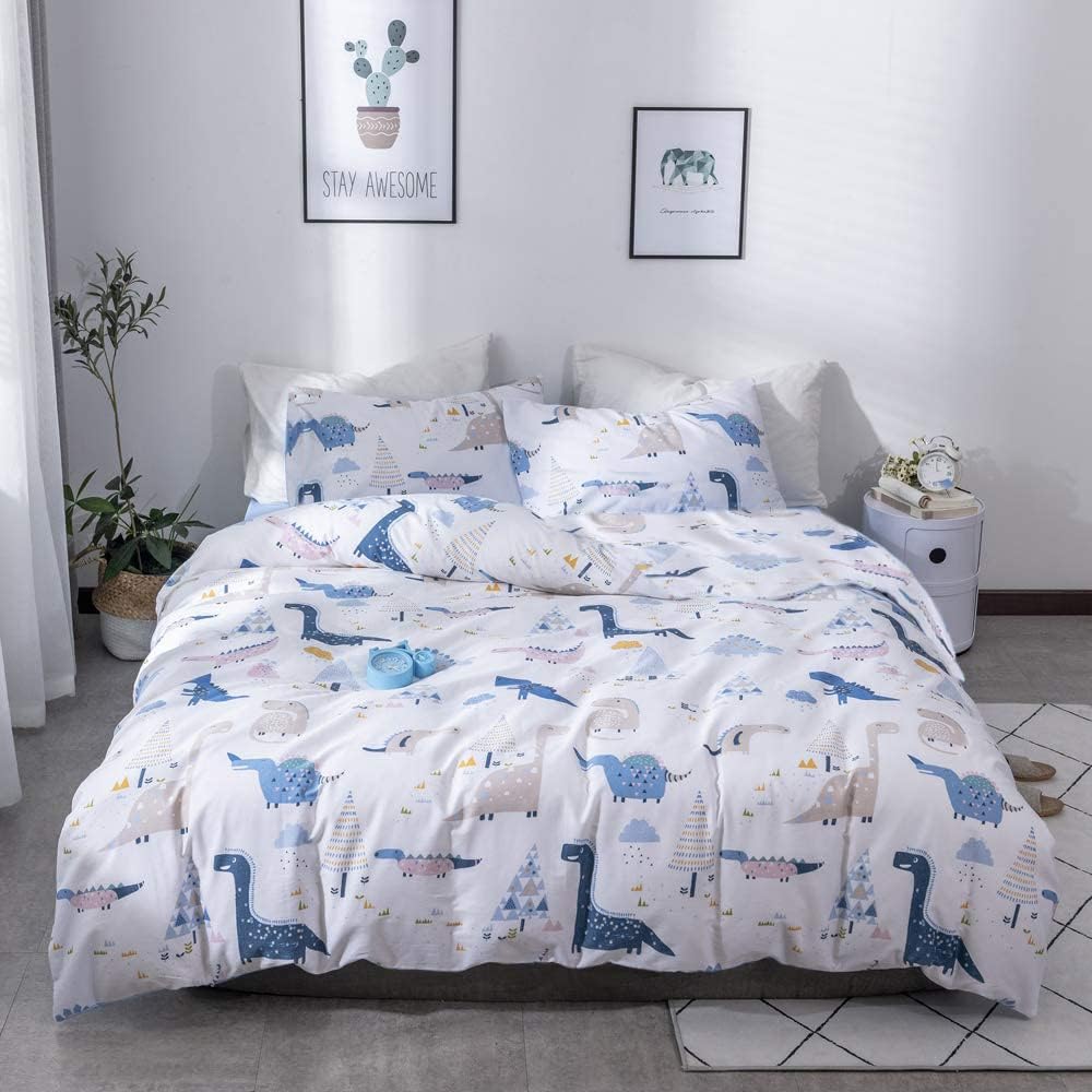 Cotton Dinosaur Kids Duvet Cover Set 3 Piece D447