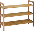 Natural Bamboo 3-Tier Shoe Rack G2978