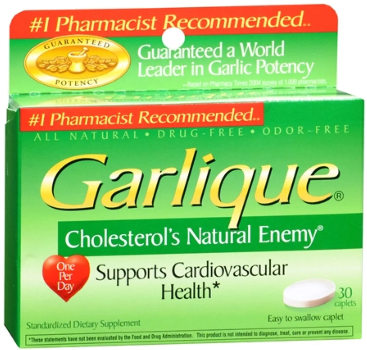30 Tablets (Pack of 6) Caplets Y174