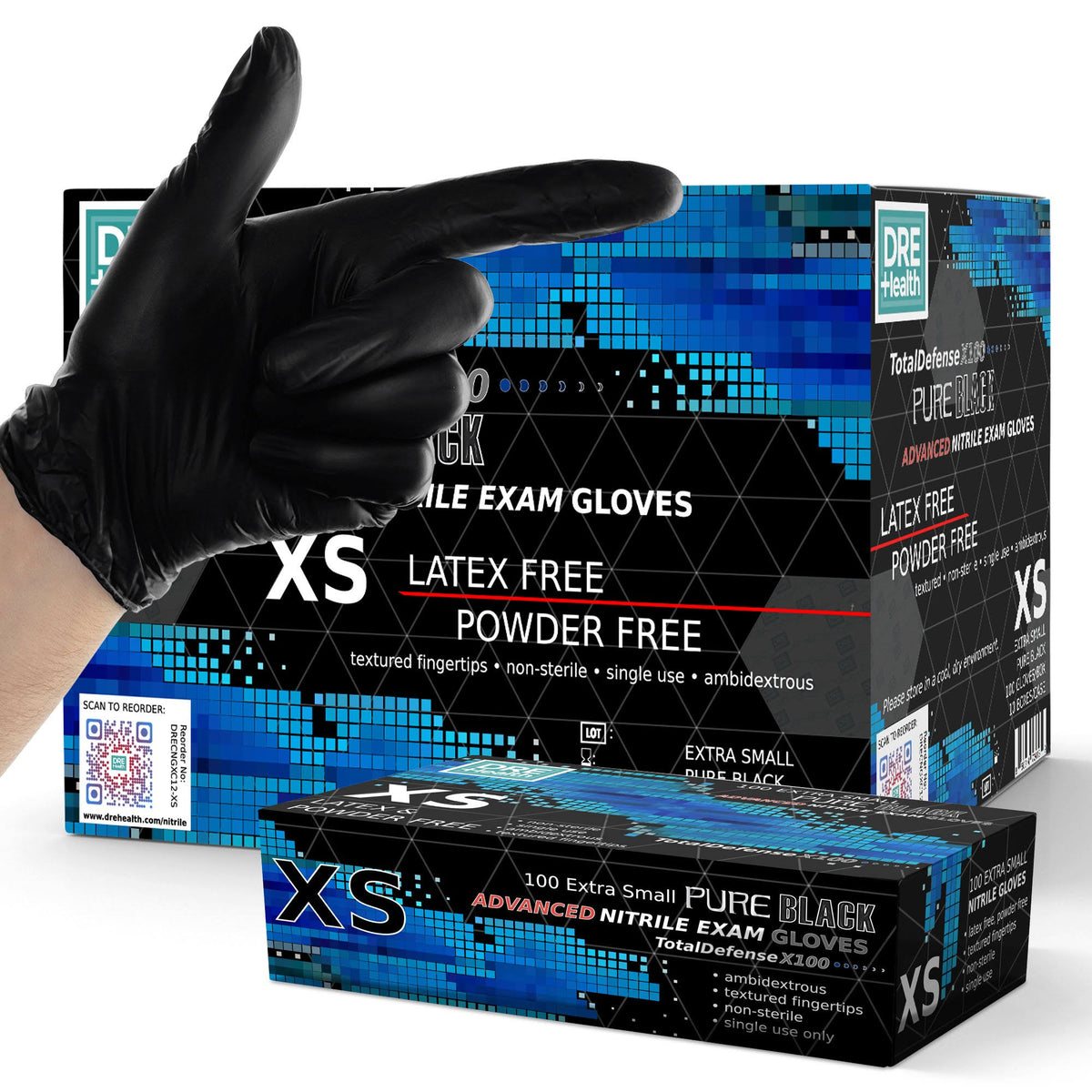 Nitrile Exam Gloves Large B550