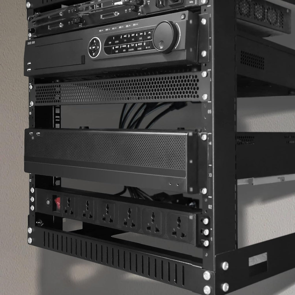 12U 19 Wall Mount Server Rack Black O6792