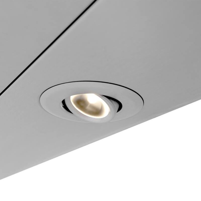 48 in. 400 CFM Ducted Wall Mount Range Hood in Stainless Steel O9712
