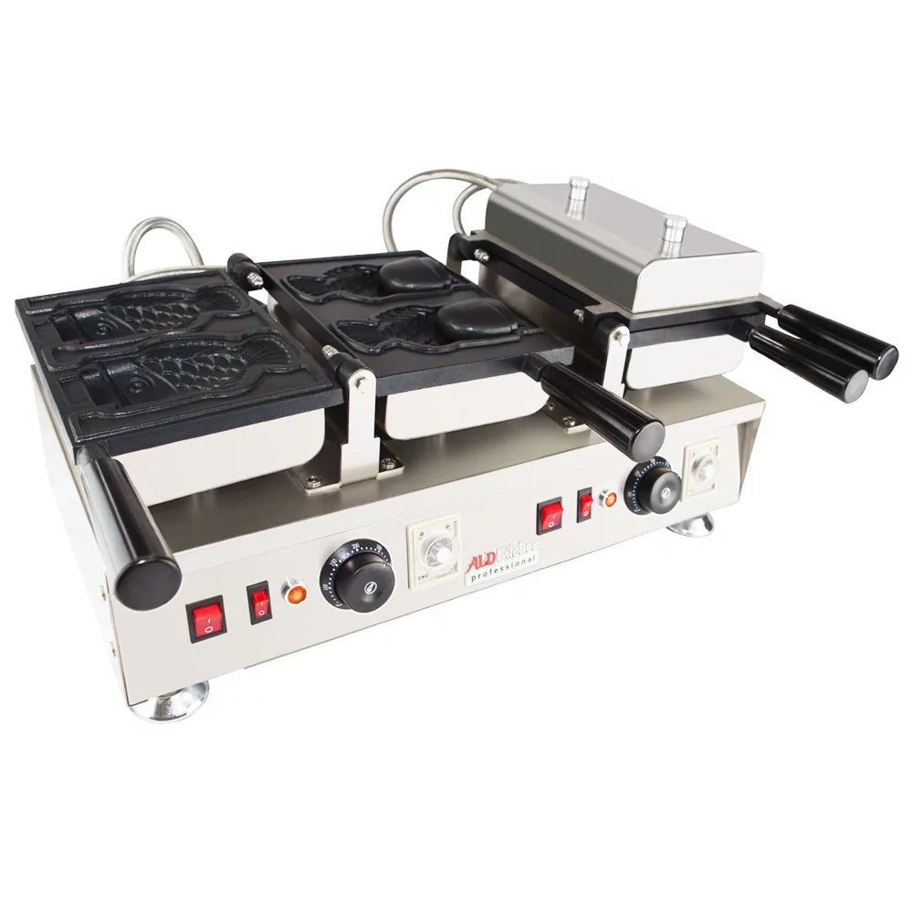 Stainless Steel Taiyaki Maker with Cast Iron Pan H85634