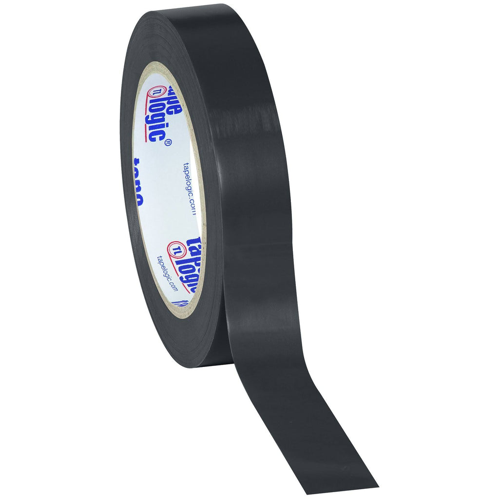 Black Solid Vinyl Safety Tape, 48/Case I5237