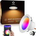 5/6 inch LED Smart Recessed Lighting Wi-Fi Can Lights RGBWW Downlight 13W (80W Equivalent) 1100LM I8694