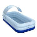 Automatic Inflatable Swimming Pool with Awning H136292