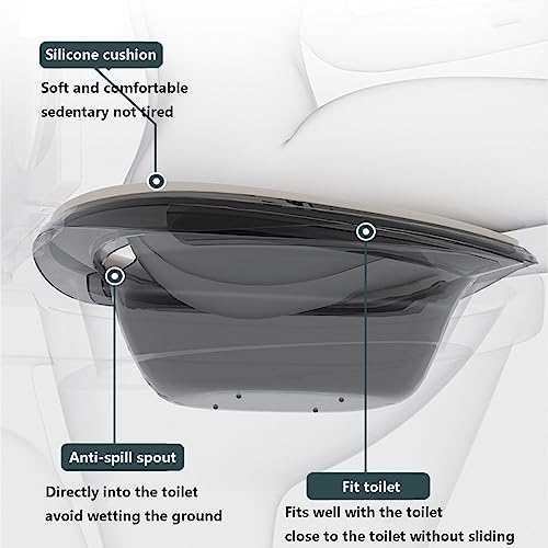 Transparent Gray Foldable Sitz Bath Tub O1060