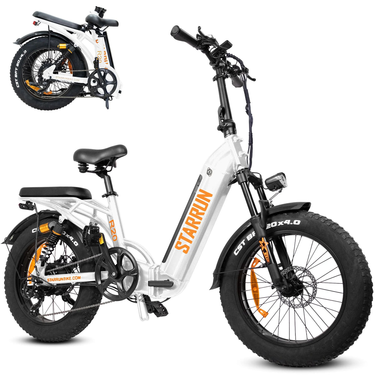Folding Electric Bike 750W 48V 20Ah Fat Tire M9377